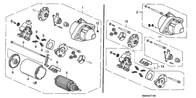 2006 Honda CR-V Cover, Switch Diagram for 31211-PSA-J51