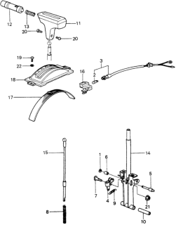 1981 Honda Civic Shift Lever Diagram