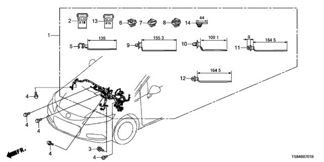 2013 Honda Civic Wire Harness Diagram 2