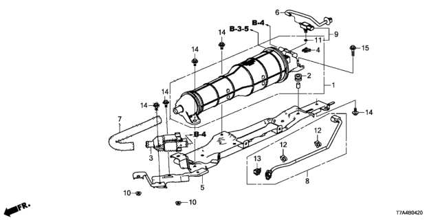 2020 Honda HR-V Canister Diagram