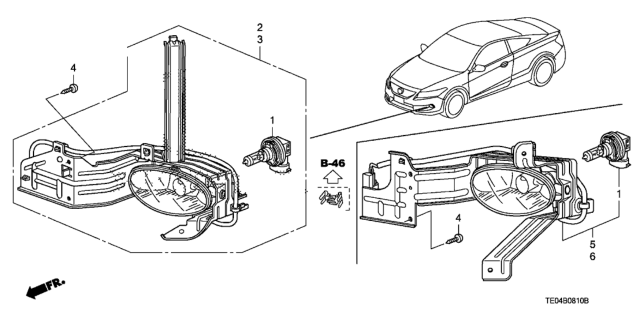 2009 Honda Accord Foglight Diagram