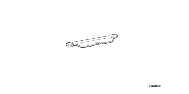 2006 Honda Pilot 5 Door EXL (2WD) KA 5AT Cargo Cover Diagram