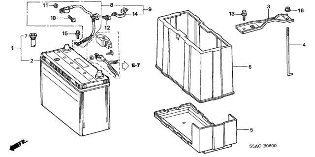 2005 Honda Civic Battery Diagram