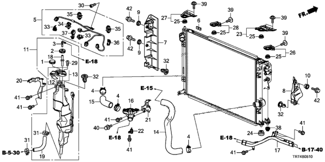 2017 Honda Clarity Fuel Cell Bolt Ground Diagram for 90031-5WM-A00