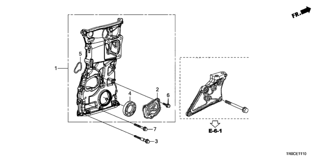 2015 Honda Civic Chain Case (2.4L) Diagram