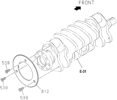 1996 Honda Passport Screw, Sensor Diagram for 8-97108-766-0