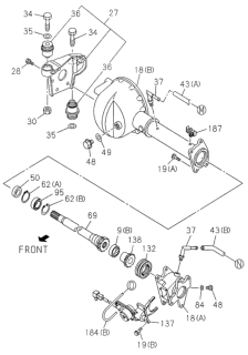 2000 Honda Passport Axle Components Diagram 2