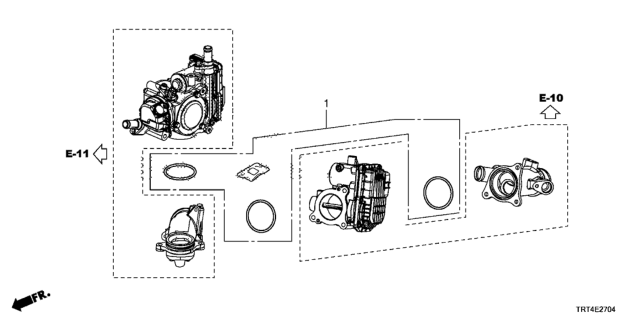 2020 Honda Clarity Fuel Cell SET Diagram for 91016-5WM-A01