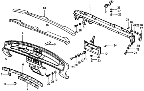 1979 Honda Civic Pad, Safety (Upper) *NH1L* (BLACK) Diagram for 66870-634-671ZA