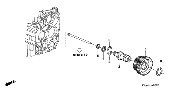 2006 Honda Civic Idle Shaft Diagram