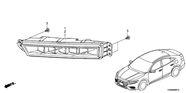 2020 Honda Insight Foglight Diagram