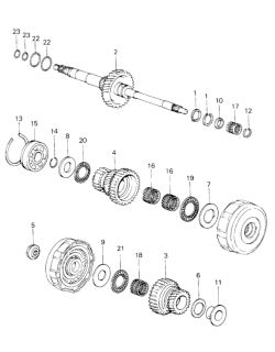 1982 Honda Civic 5 Door ** (WAGOVAN) KA HMT HMT Mainshaft Diagram