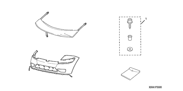 2008 Honda Civic Nose Mask (Full) Diagram