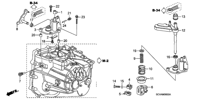 2009 Honda Element Plate, Breather Diagram for 21399-RZF-000