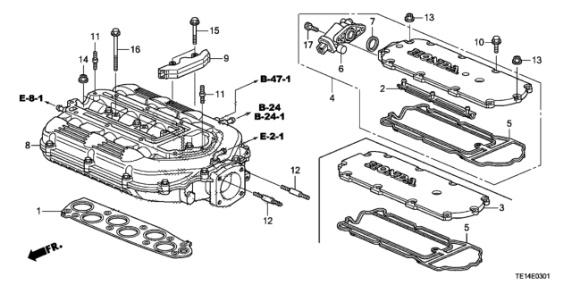 2012 Honda Accord Bolt, Flange (6X18) Diagram for 95701-06018-02