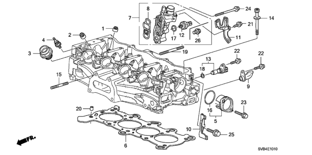 2010 Honda Civic Spool Valve (1.8L) Diagram