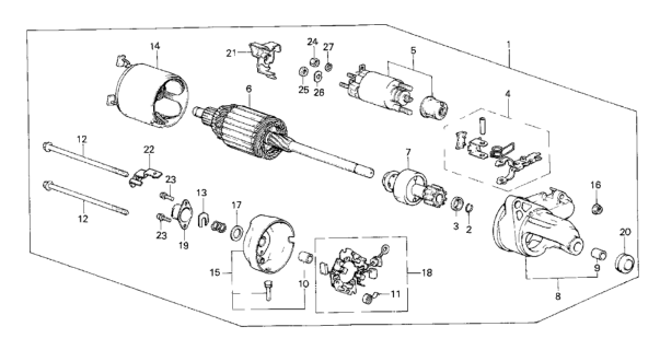 1986 Honda CRX Yoke Diagram for 31218-PE0-901