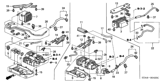 2003 Honda Accord Canister Diagram