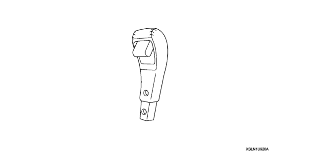 2008 Honda Fit Shift Knob (At) Diagram