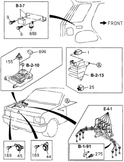 1995 Honda Passport Unit, Flasher (Denso) Diagram for 8-97038-317-0