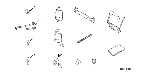2006 Honda Accord Hybrid Audio Attachment Diagram 2