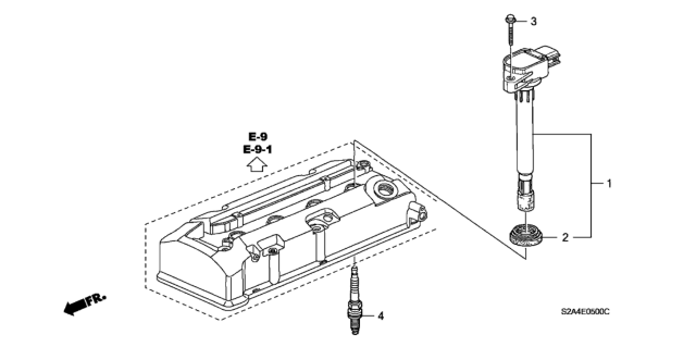 2005 Honda S2000 Ignition Coil Diagram