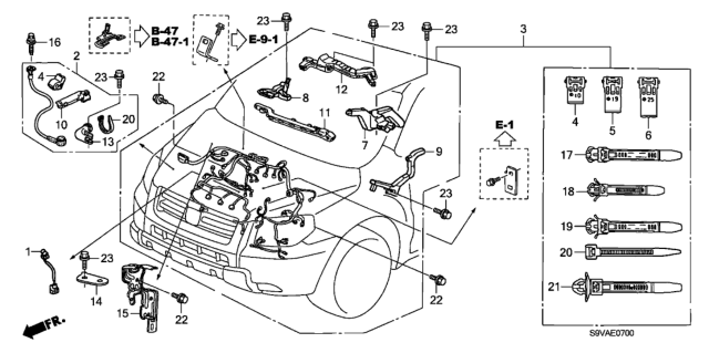 2008 Honda Pilot Engine Wire Harness Diagram