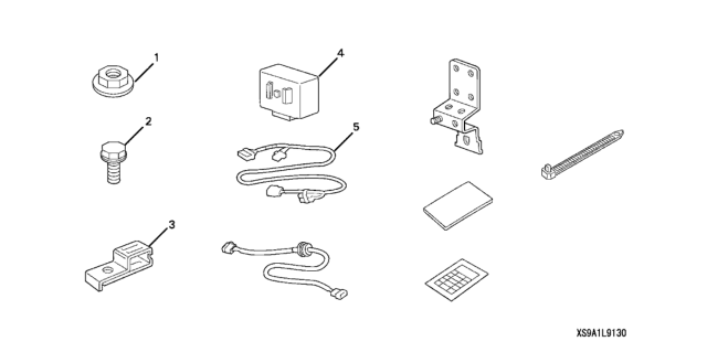 2006 Honda CR-V Hitch Harness Kit Diagram