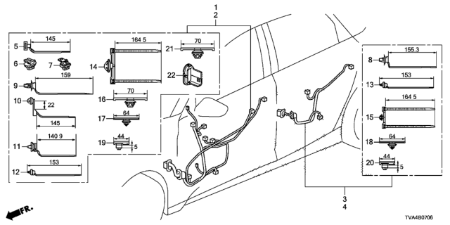 2020 Honda Accord Wire Harness, Door (Driver Side) Diagram for 32751-TVA-X00