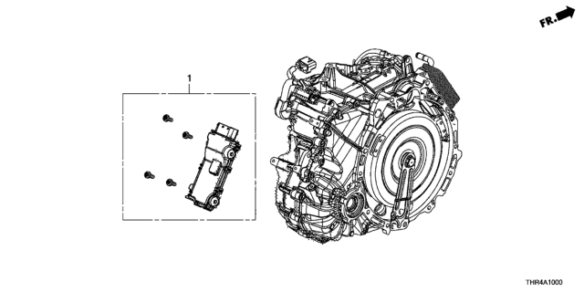 2018 Honda Odyssey 5 Door EX KA 9AT AT Control Unit (Transmission) (9AT) Diagram