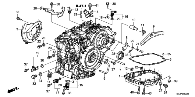 2015 Honda Fit Washer, Tongued (6MM) Diagram for 90448-P4V-010