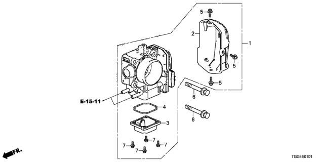 2017 Honda Civic Throttle Body Diagram