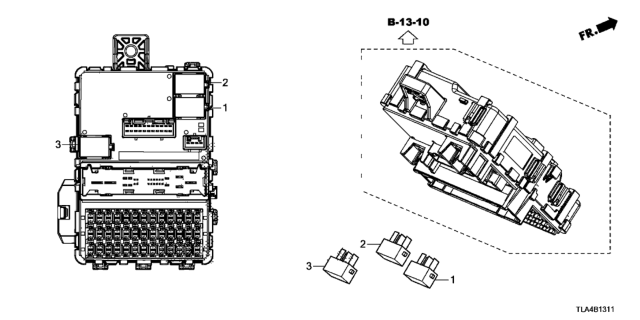 2021 Honda CR-V Control Unit (Cabin) Diagram 2