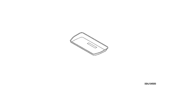 2005 Honda Odyssey 5 Door EXL-T KA 5AT Cargo Tray Diagram
