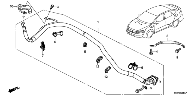 2019 Honda Clarity Fuel Cell Downverter Cable Diagram