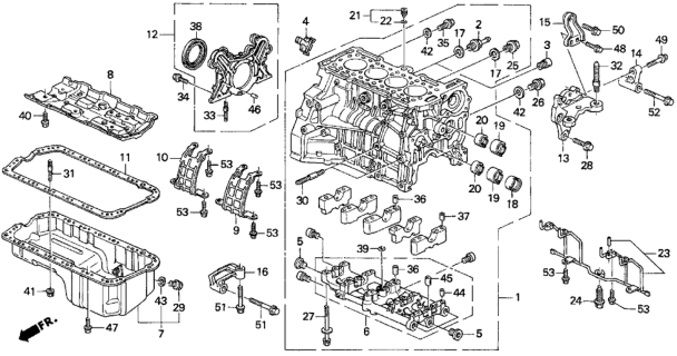 1996 Honda Prelude Oil Seal (80X100X10) (Arai) Diagram for 91214-PH3-751