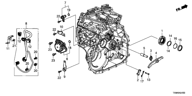 2021 Honda Insight Stay B Diagram for 28971-5TB-000