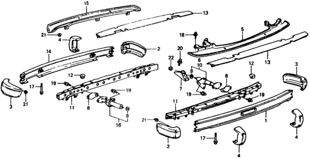 1979 Honda Civic Bolt-Washer (10X20) Diagram for 93483-10020-08