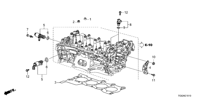 2021 Honda Civic VTC Oil Control Valve Diagram