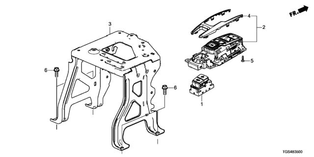 2019 Honda Passport Select Switch Diagram