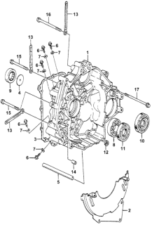 1983 Honda Accord Pipe, Suction Diagram for 25425-PC9-000