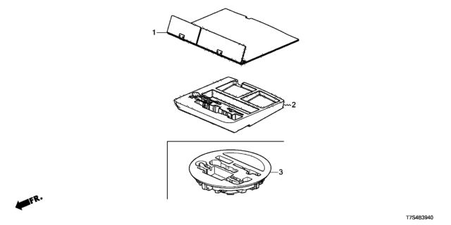 2017 Honda HR-V Cargo Floor Diagram