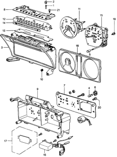 1981 Honda Civic Grommet, Trip Meter Knob (Denso) Diagram for 37114-SA0-673