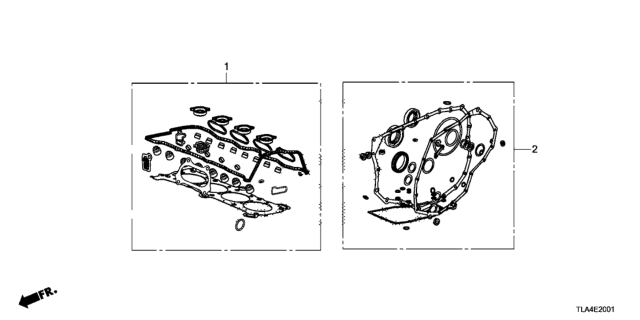 2018 Honda CR-V Gasket Kit (2.4L) Diagram