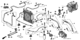 Diagram for Honda CR-V A/C System Valve Core - 80440-SK3-901