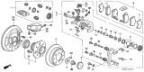 Diagram for 2002 Honda Accord Brake Caliper Piston - 43215-SY8-A01