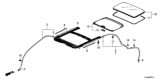 Diagram for 2017 Honda CR-V Sun Visor - 70600-TBA-A01ZD