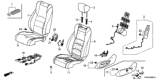 Diagram for Honda Seat Cushion - 81527-TVC-A51