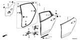 Diagram for 2022 Honda Insight Door Seal - 72828-TXM-A01