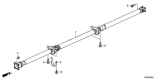 Diagram for 2022 Honda Ridgeline Drive Shaft - 40100-T6Z-A02